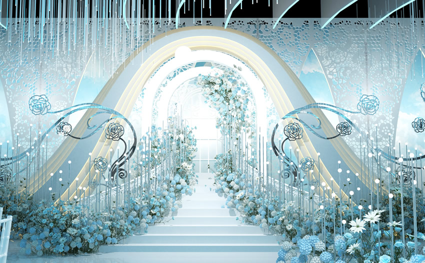 冷水江釡香烙馍村水晶厅效果展示